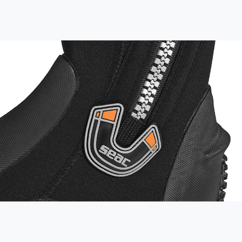 Neoprénové topánky SEAC Basic HD Zip 5 mm black 4