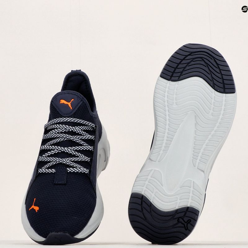 PUMA Softride Premier Slip-On pánska bežecká obuv navy/platinum gray/ultra orange 17