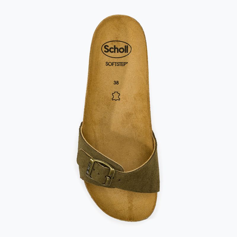 Dámske Šľapky Scholl Estelle Sue khaki 5