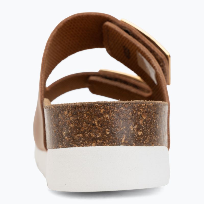 Dámske šľapky Scholl Montery 2 Straps Ad Med cognac 6