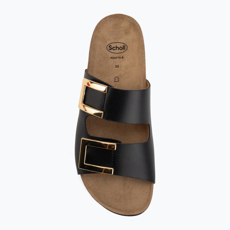 Dámske šľapky Scholl Montery 2 Straps Ad Med black 5