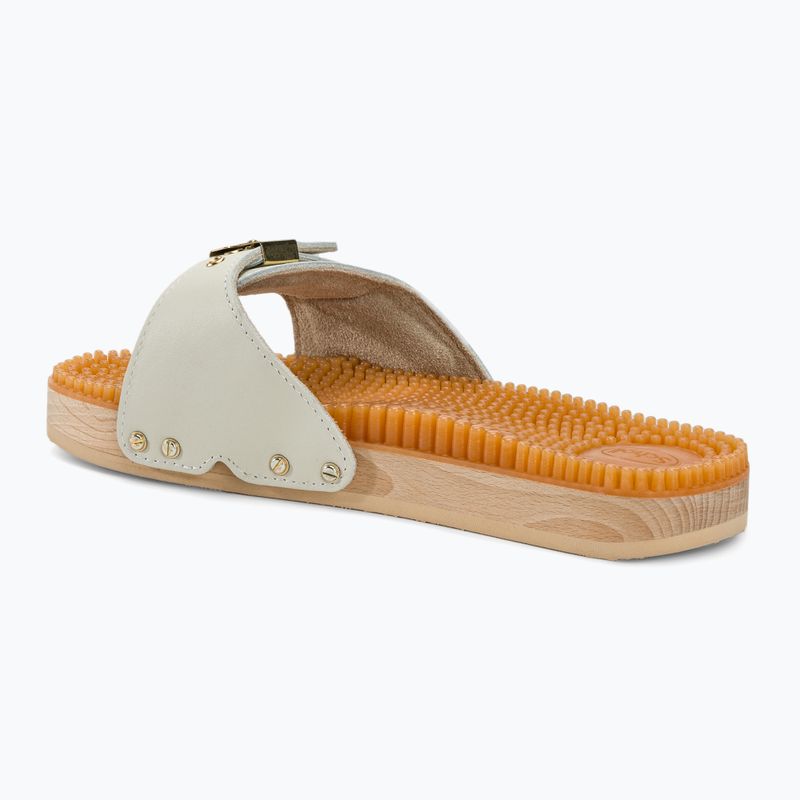 Dámske Šľapky Scholl Pescura Flat Massage Lea off white 3