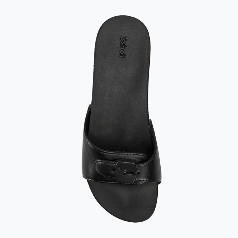 Dámske Šľapky Scholl Pescura Flat Aqua Eva black 5