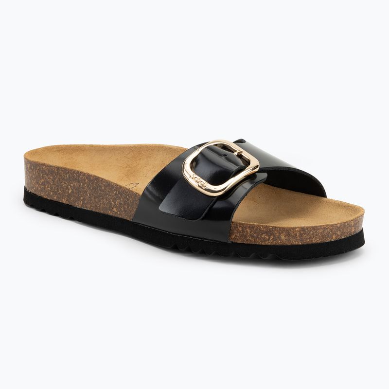 Dámske nazúvaky Scholl Kathleen Printed Leather black