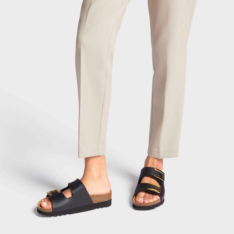 Dámske šľapky Scholl Monterey 2 Straps Ad Med black 4