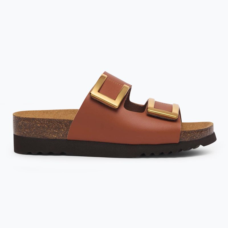 Dámske šľapky Scholl Monterey 2 Straps Ad Med camel 2