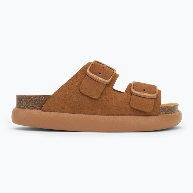 Dámske nazúvaky Scholl Noelle Chunky Suede cognac 2