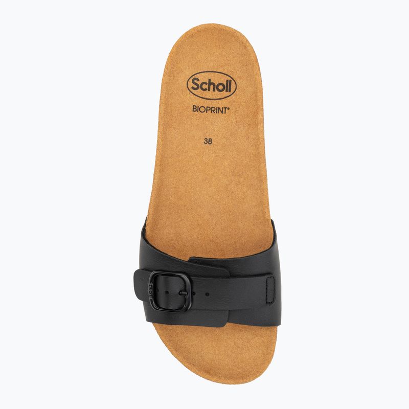 Dámske šľapky Scholl Ginni Wide Med black 5