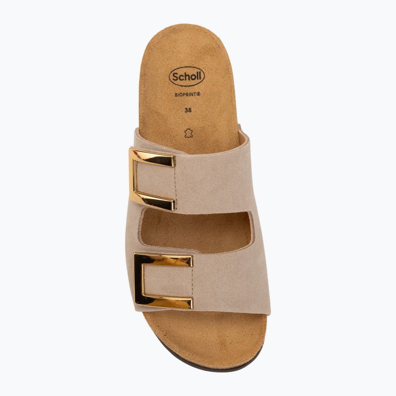 Dámske šľapky Scholl Montery 2 Straps Ad Med béžová 5