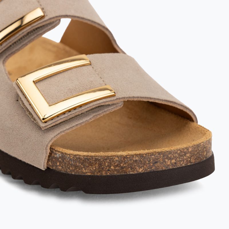 Dámske šľapky Scholl Montery 2 Straps Ad Med béžová 7