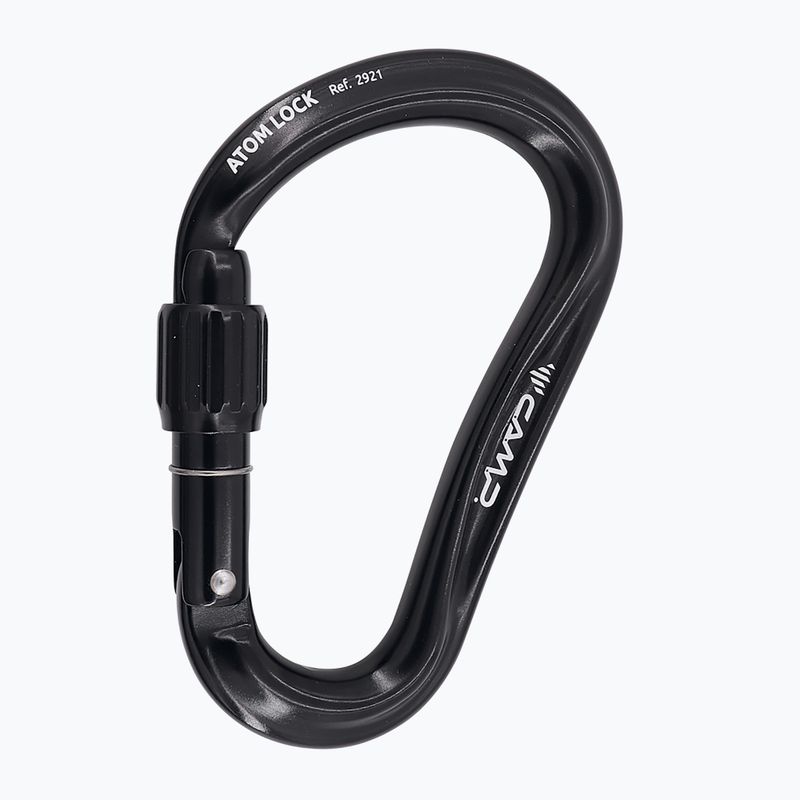 Lezecká karabína CAMP Atom Lock black