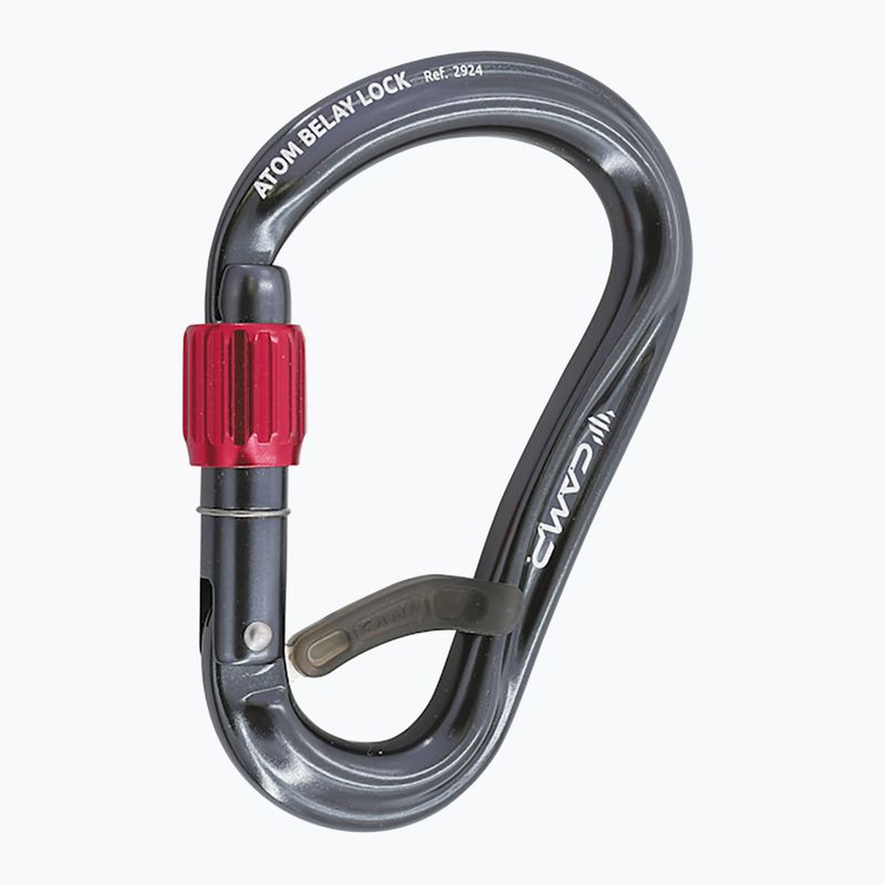 Lezecká karabína CAMP Atom Belay Lock gun metal