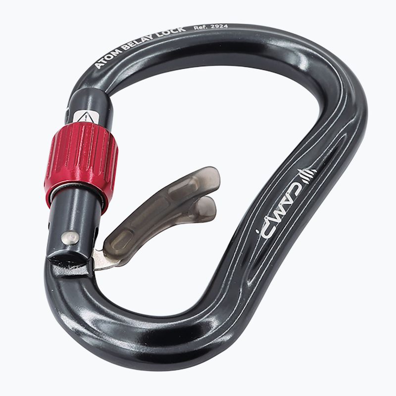 Karabínka CAMP Atom Belay Lock gun metal 2