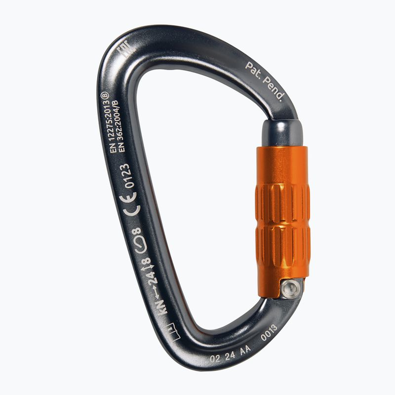 Karabínka CAMP Orbit 2Lock gun metal/orange 3
