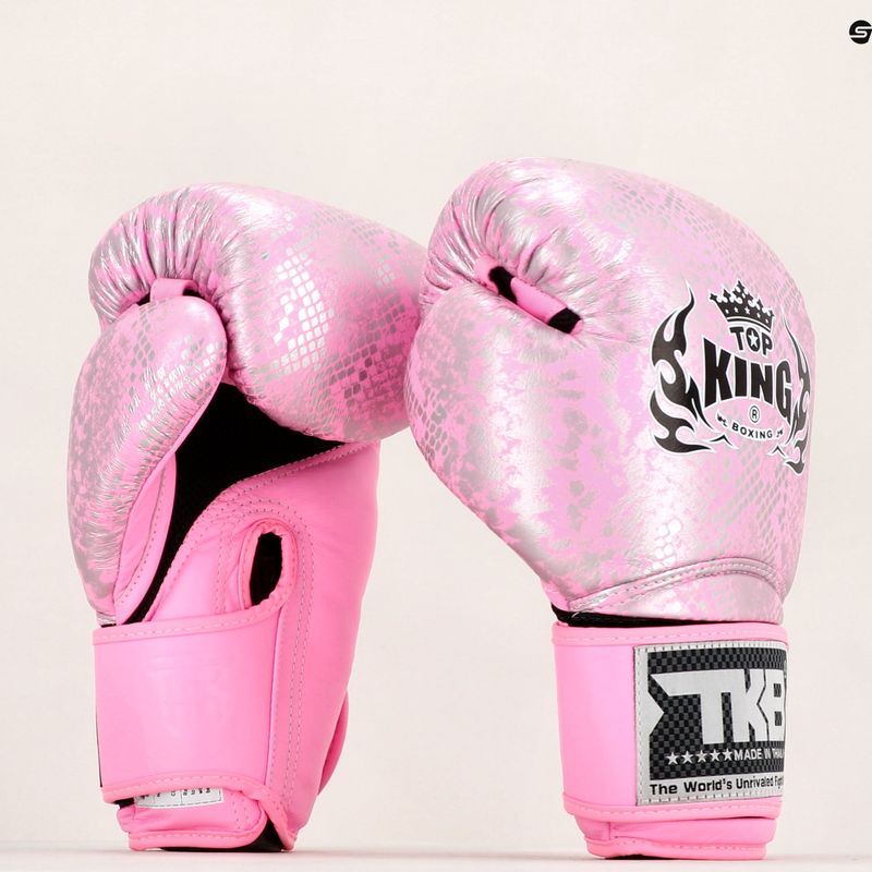 Ružové boxerské rukavice Top King Muay Thai Super Star "Air" TKBGSS 9