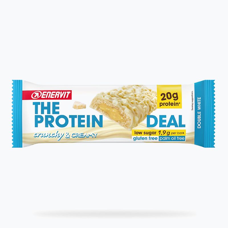 Proteínová tyčinka Enervit Protein Deal 55 g white chocolate