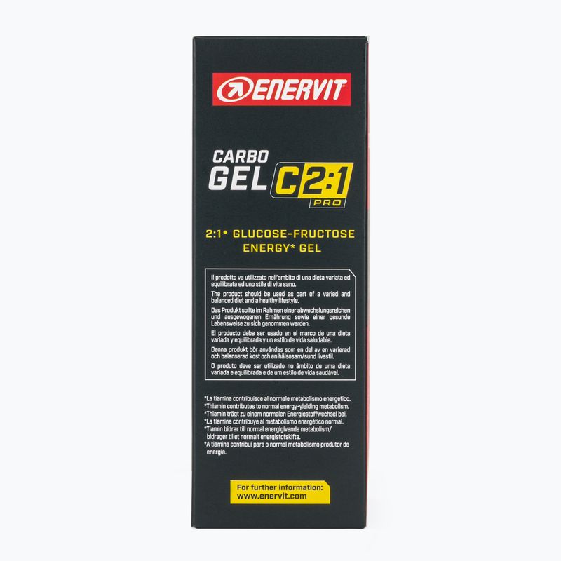 Súprava energetických gélov Enervit Carbo Gel C2:1Pro 7 pcs x 60 ml mango 3