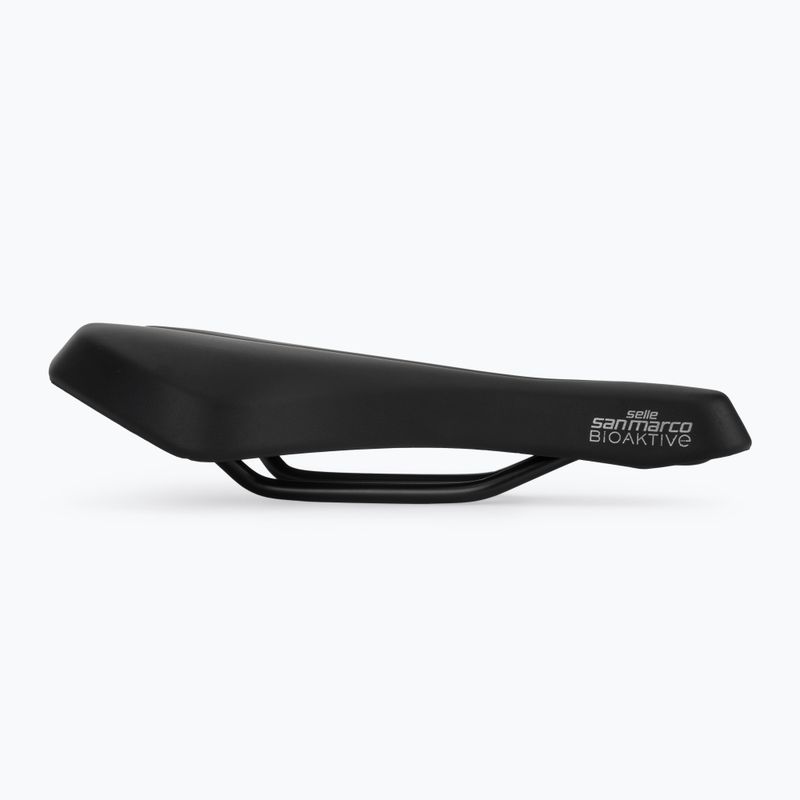 Cyklistické sedlo SAN MARCO Sportive Biofoam Open Small 0-30 ° black matte 2