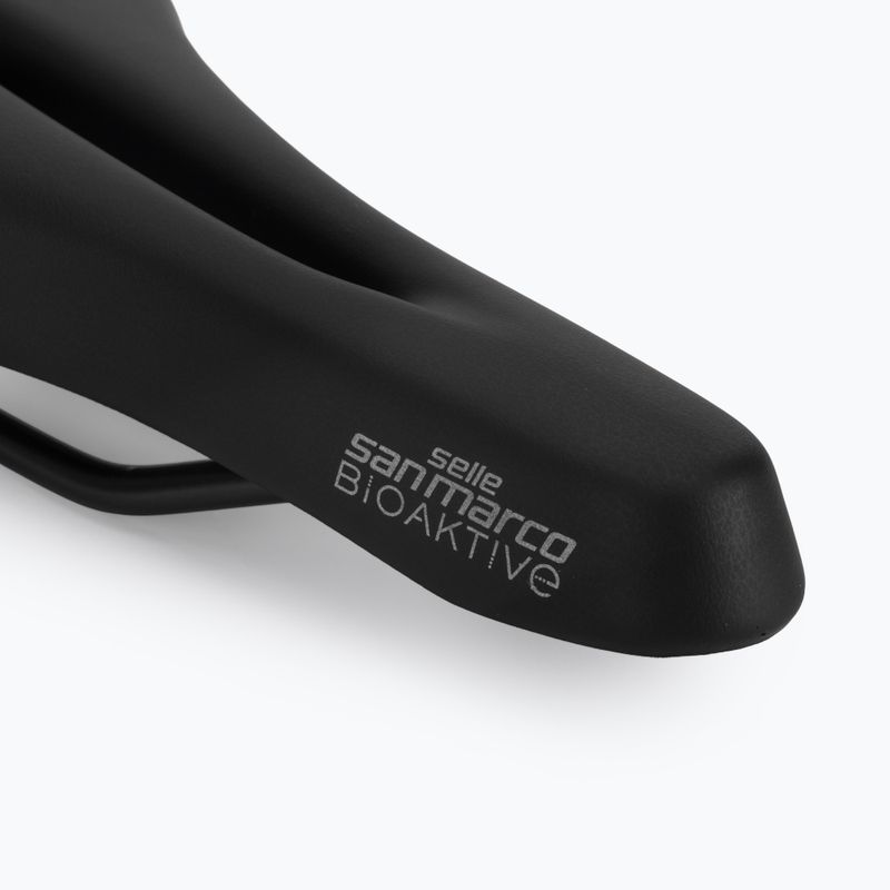 Cyklistické sedlo SAN MARCO Sportive Biofoam Open Small 0-30 ° black matte 5