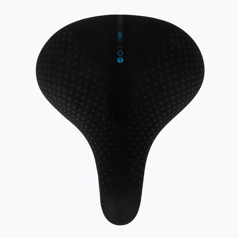 Cyklistické sedlo SAN MARCO City Gél Small 60-90° black 3