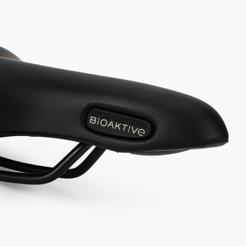Cyklistické sedlo pánske SAN MARCO Trekking Biofoam Large 30-60 ° black matte 6