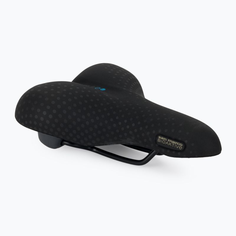 Cyklistické sedlo SAN MARCO Trekking Gél Large 30-60° black