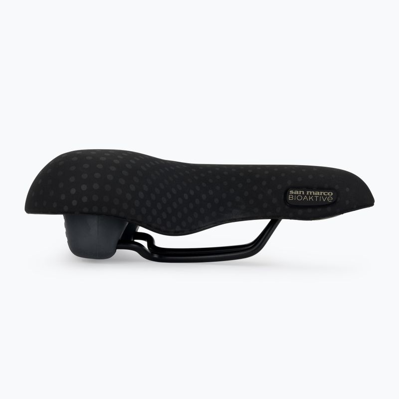 Cyklistické sedlo SAN MARCO Trekking Gél Large 30-60° black 2