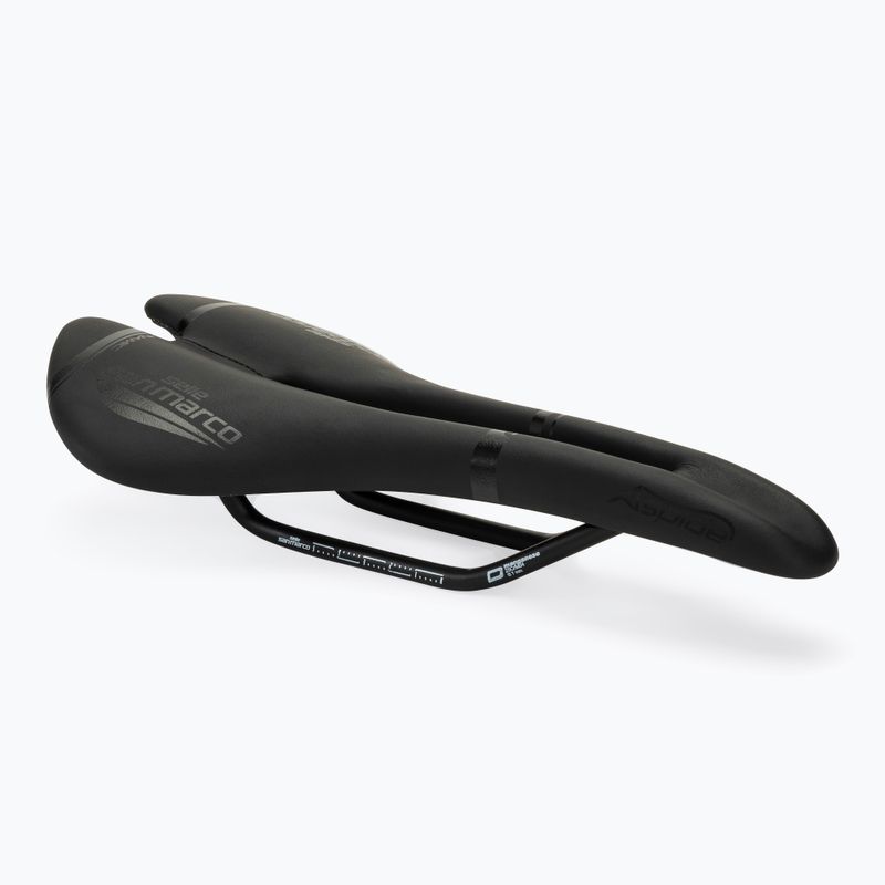 Cyklistické sedlo SAN MARCO Aspide Dynamic Wide Open black