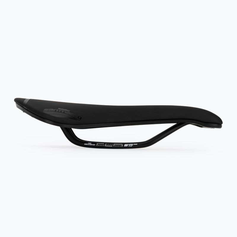 Pánske cyklistické sedlo SAN MARCO Aspide Short Sport Wide Open black 2