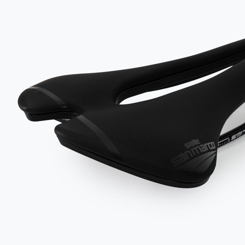Pánske cyklistické sedlo SAN MARCO Aspide Short Sport Wide Open black 5