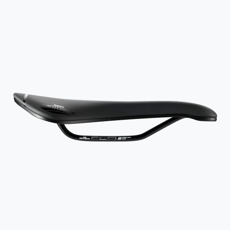 Pánske cyklistické sedlo SAN MARCO Aspide Short Sport Wide Open black