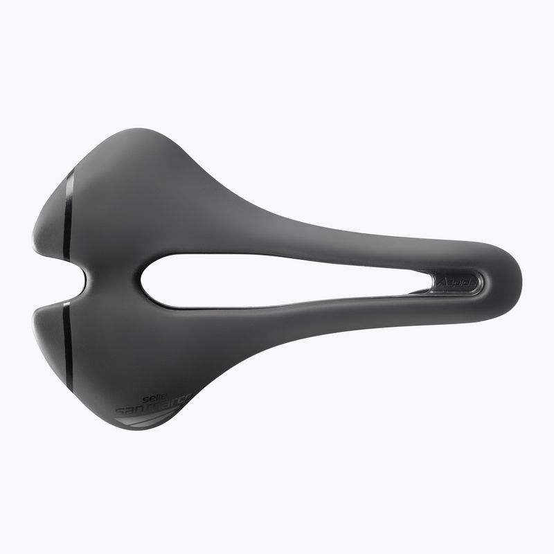 Pánske cyklistické sedlo SAN MARCO Aspide Short Sport Wide Open black 2