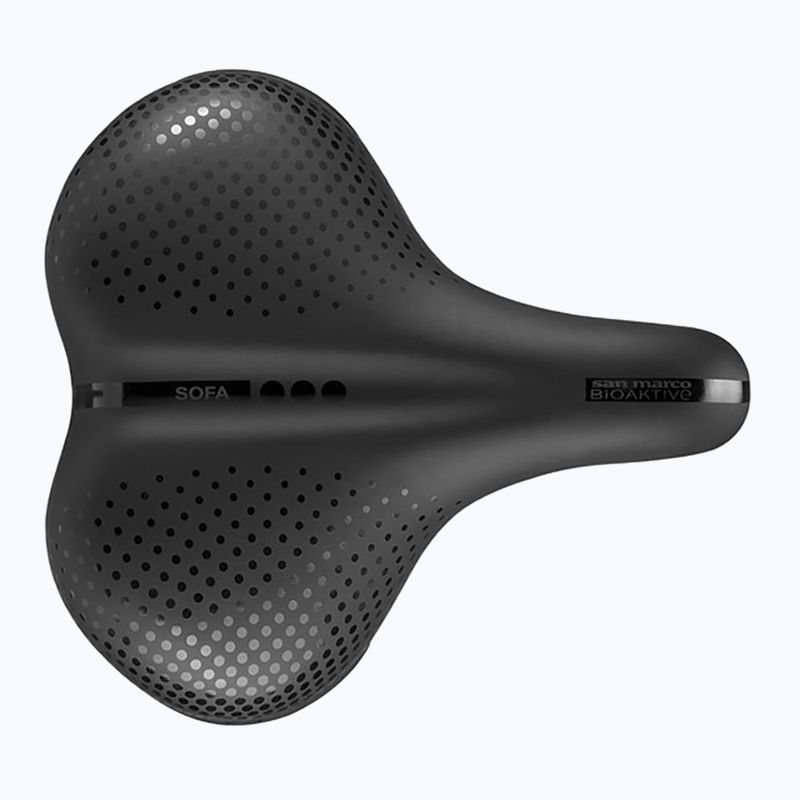 Cyklistické sedlo SAN MARCO City Biofoam Sedlo na bicykel 60-90° black 2