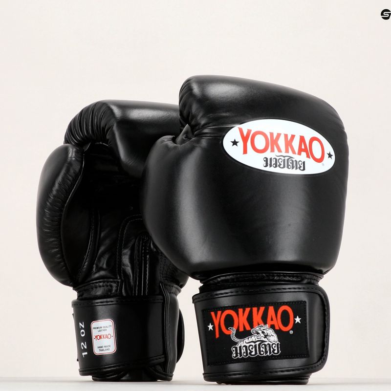 YOKKAO Matrix boxerské rukavice čierne BYGL-X-1 7