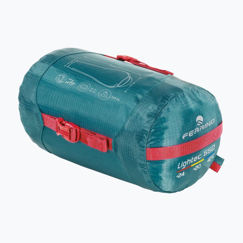 Ferrino Lightech 550 nový zelený spací vak 8