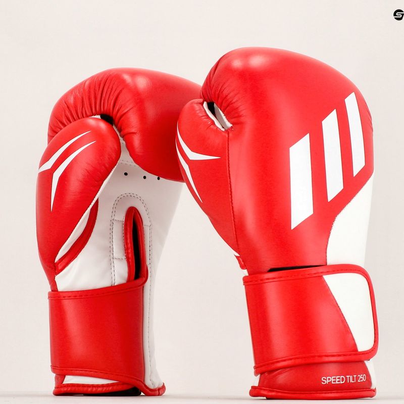 Boxerské rukavice adidas Speed Tilt 250 red SPD250TG 6