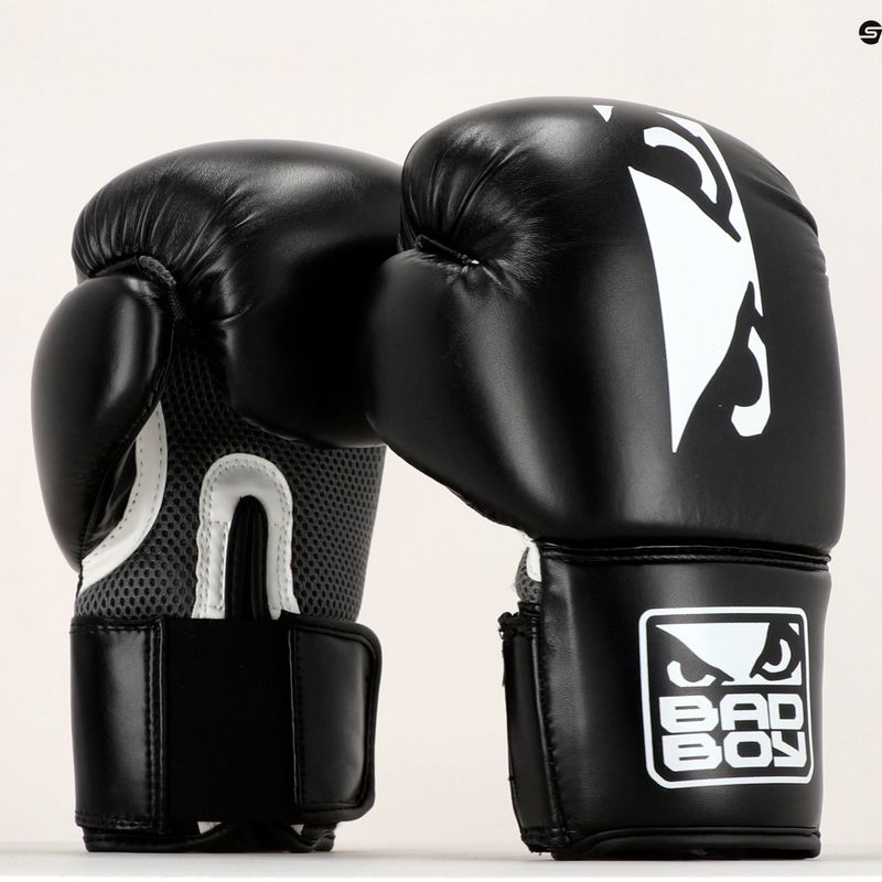 Čiernobiele boxerské rukavice Bad Boy Titan BBEA8 7
