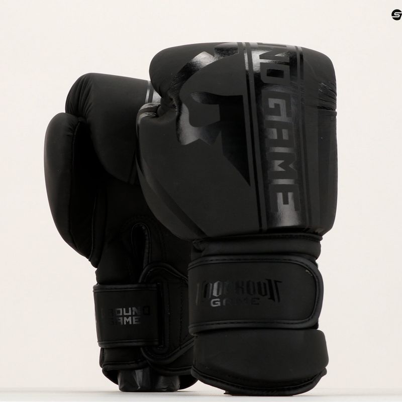 Boxerské rukavice GroundGame Stripe black 21BOXGLOSTRBL10 9