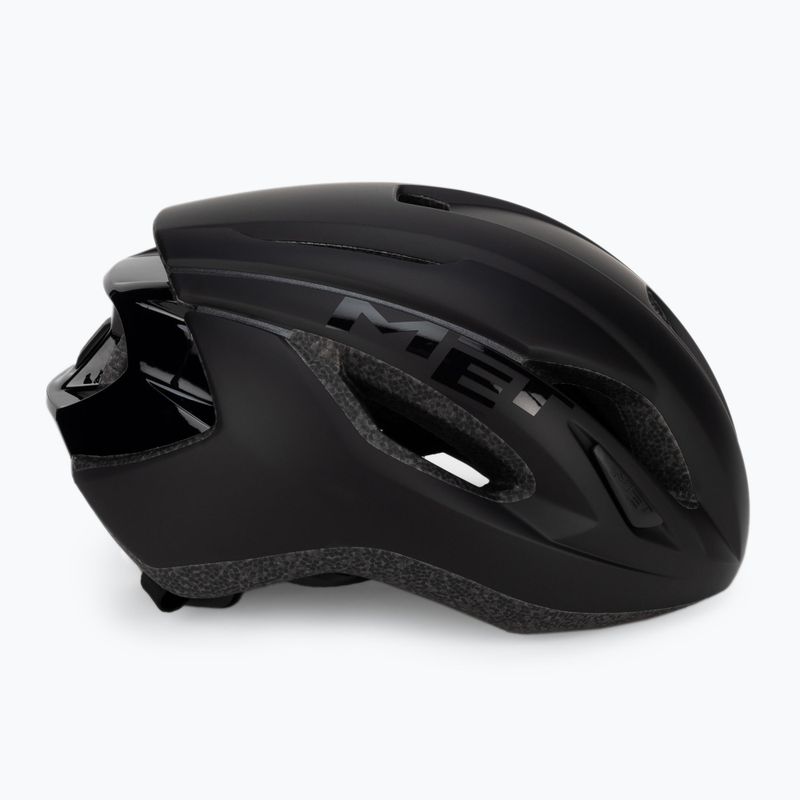 Cyklistická prilba MET Strale čierna 3HM107MONO1 3