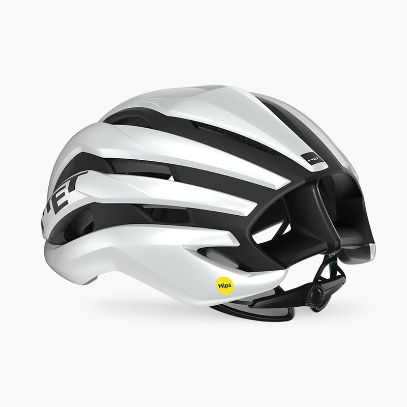 Cyklistická prilba MET Trenta Mips white/black matte glossy 3