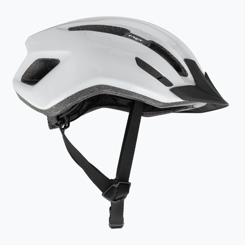 Cyklistická prilba MET MET Downtown white glossy 4