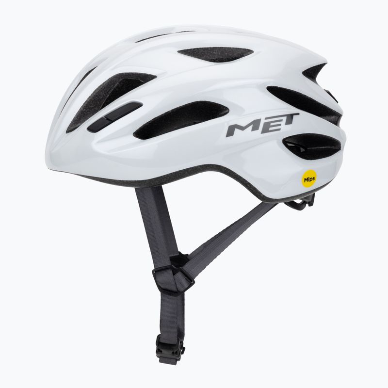 Cyklistická prilba MET Idolo Mips white glossy 3