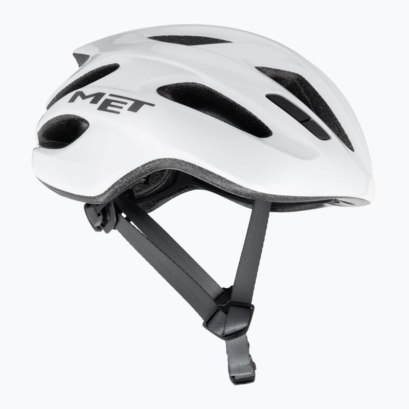 Cyklistická prilba MET Idolo white glossy 4