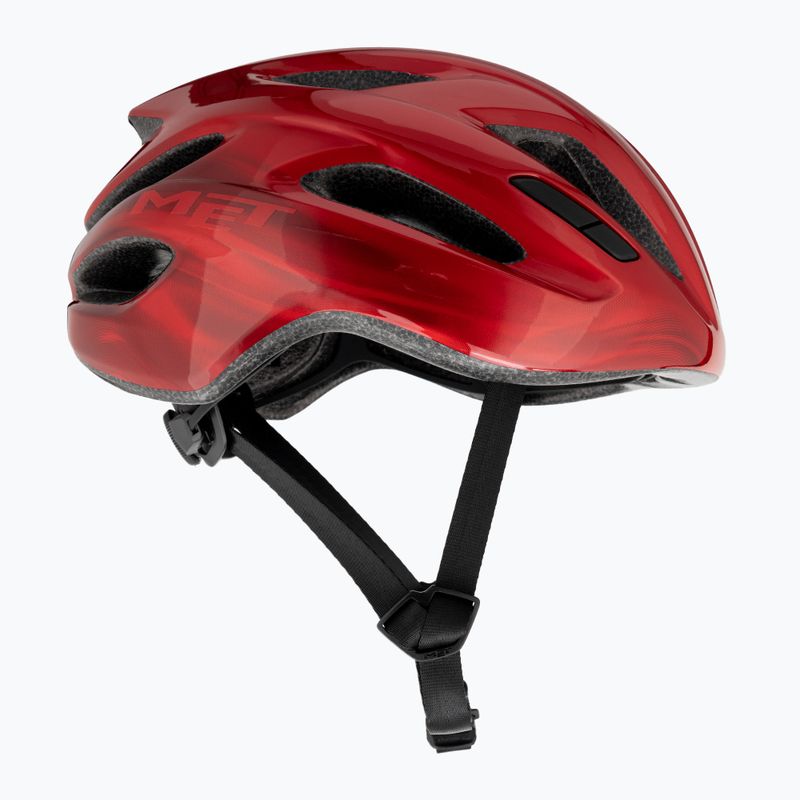 Cyklistická prilba MET Idolo red metallic glossy 4