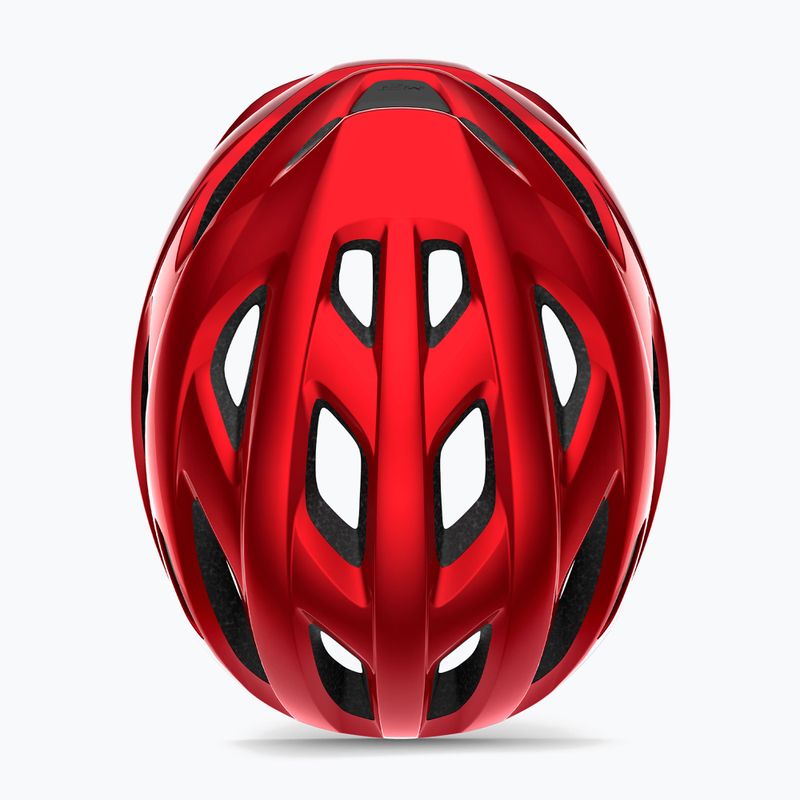 Cyklistická prilba MET Idolo red metallic glossy 7