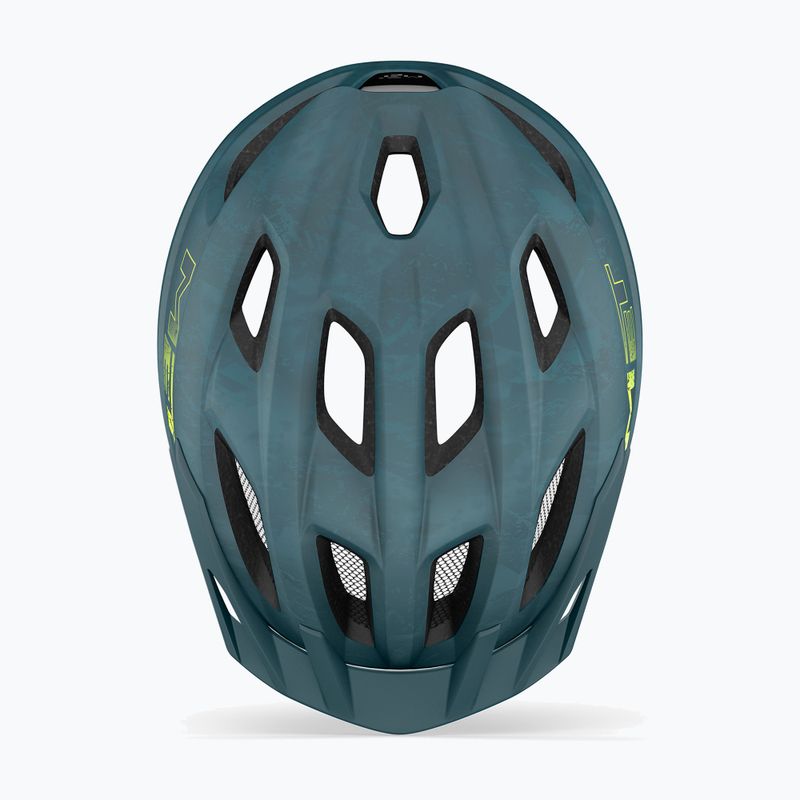 Detská cyklistická prilba MET Crackerjack Mips petrol matt 4