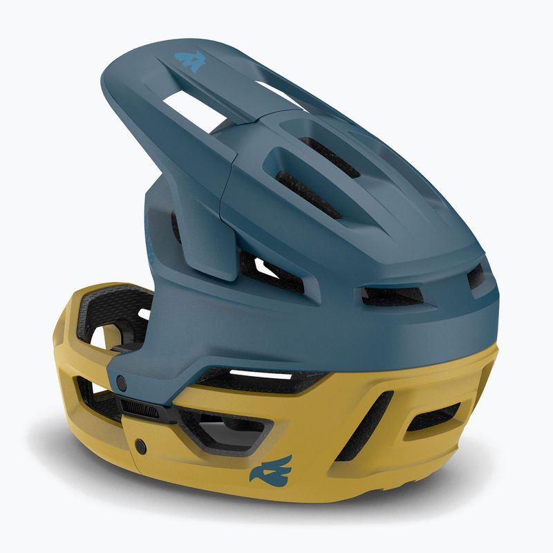 Cyklistická prilba Bluegrass Vanguard blue ochre matte 3