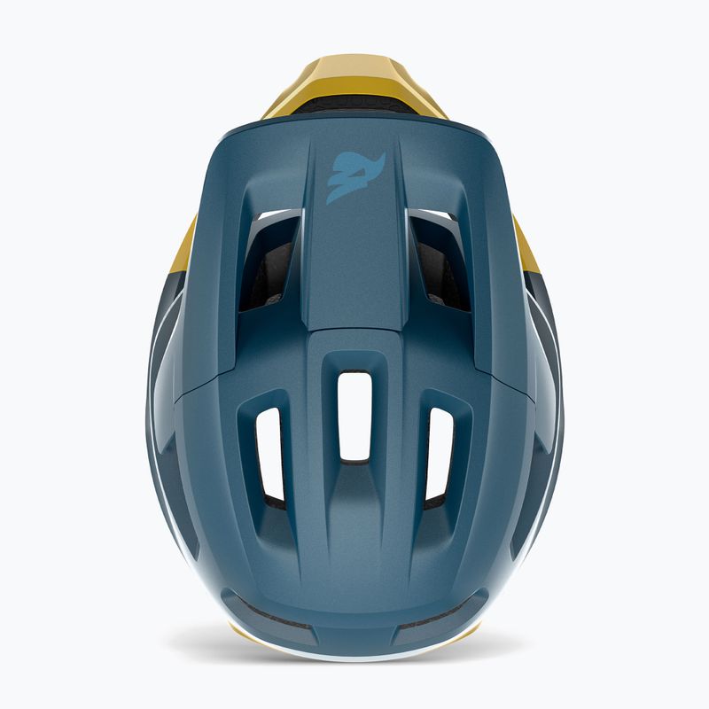 Cyklistická prilba Bluegrass Vanguard blue ochre matte 4