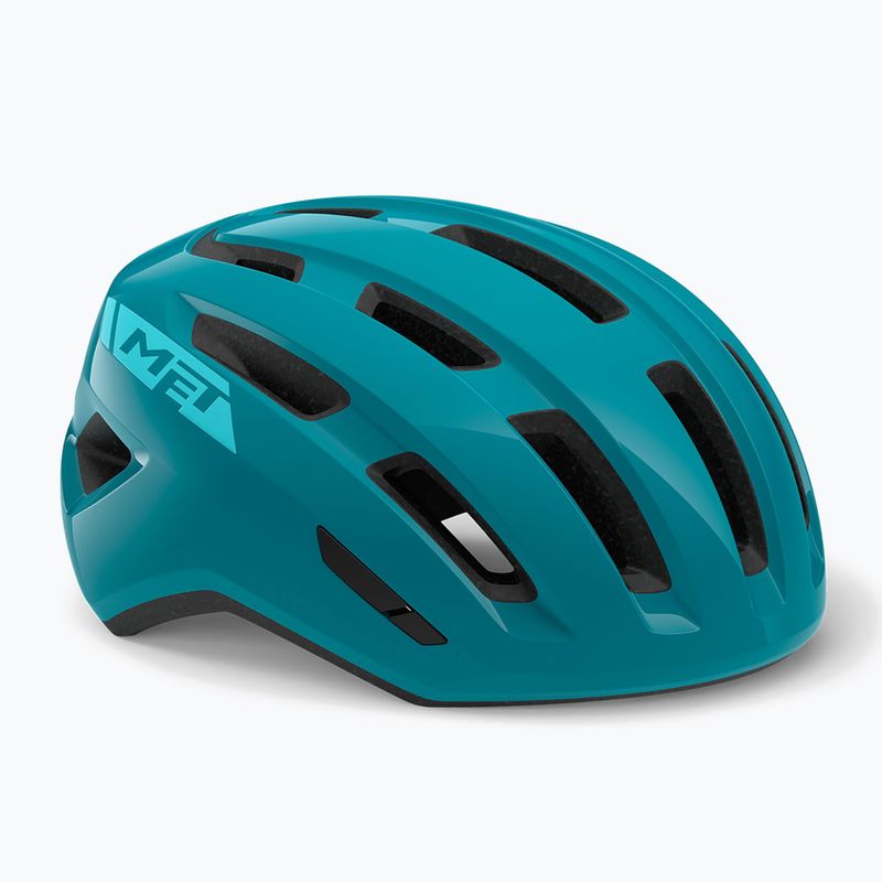 Cyklistická prilba MET Miles teal lesklá 6