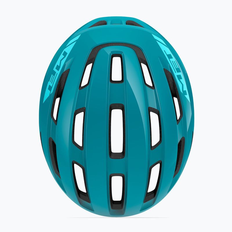 Cyklistická prilba MET Miles teal lesklá 7